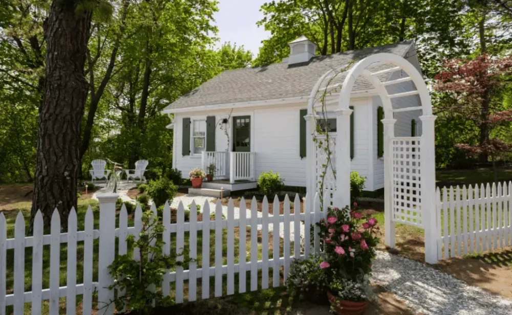 Outside view of a Cottage at the Dunes on the Waterfront